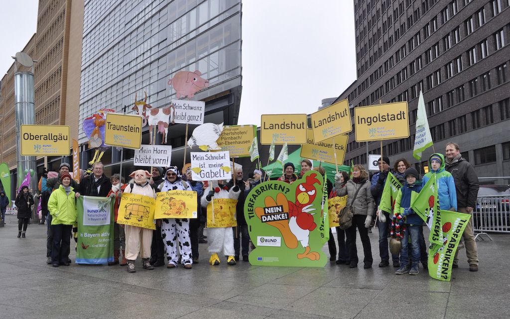 BN Kreisgruppen in Berlin 21.01.2017 - Potsdamer Platz