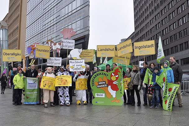 BN Kreisgruppen in Berlin 21.01.2017 - Potsdamer Platz