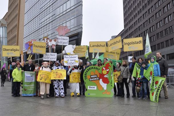 BN Kreisgruppen in Berlin 21.01.2017 - Potsdamer Platz