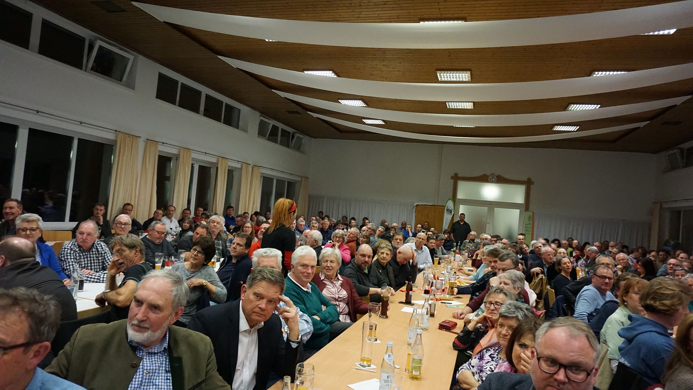 Der gut gefüllte Saal