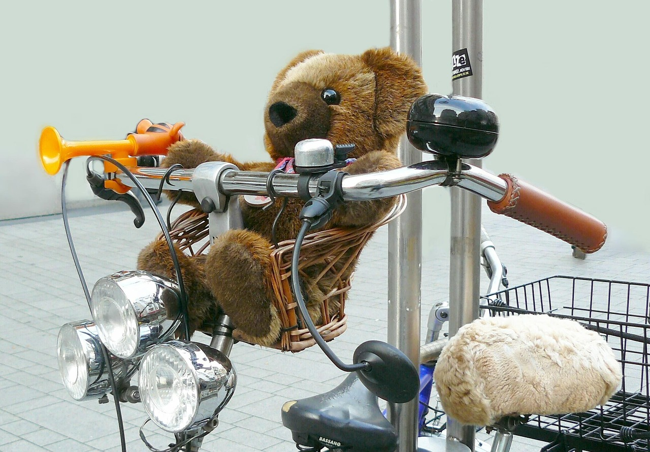 Stadtradeln mit Bär